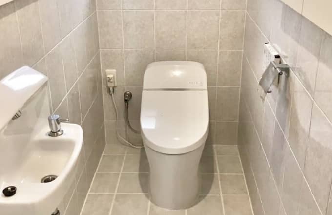 トイレ修理の写真