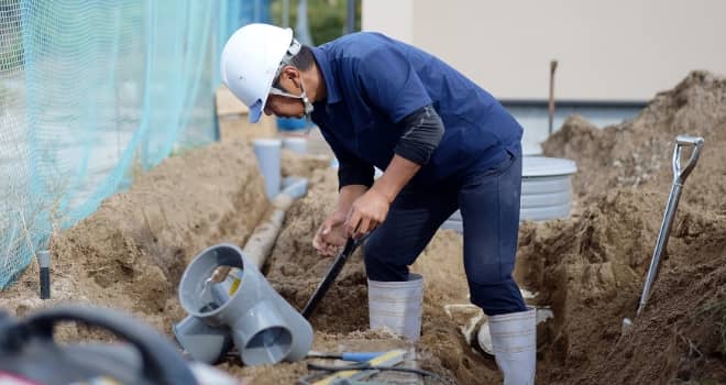 水道施設工事の仕事風景写真01